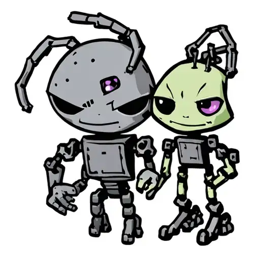 Invader Zim And Gir Friend Tattoo Idea