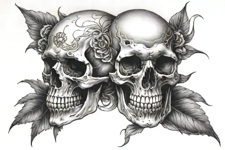 Skull Soft Shading Its Face