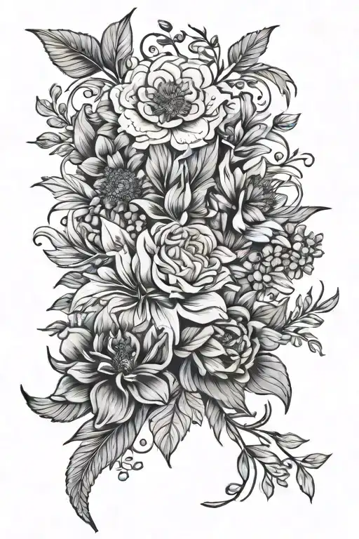 Birth Flower Bouquet