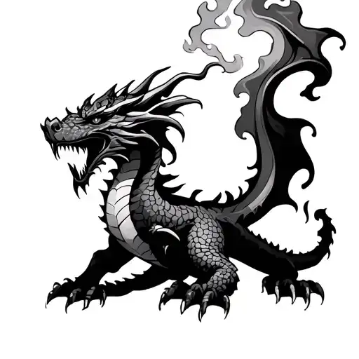 Dragon Breathing Fire