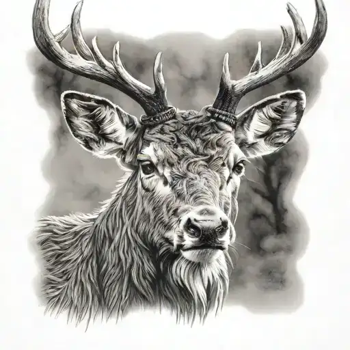 Scottish Stag Portrait Demonstrating My Resilience