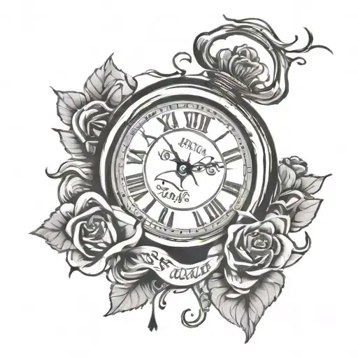 Clock With Birthday Date Of 10 22 2022