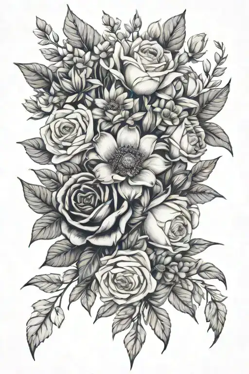 Birth Flower Bouquet