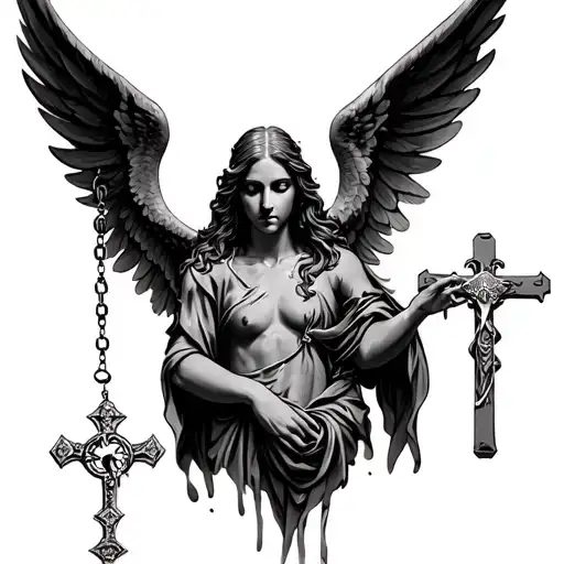 Demon Angel Mix Saying Rosary