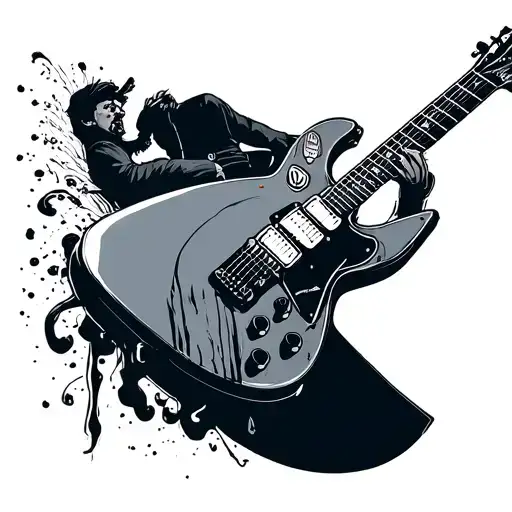 Combi Volkswagen Guitar Climbing