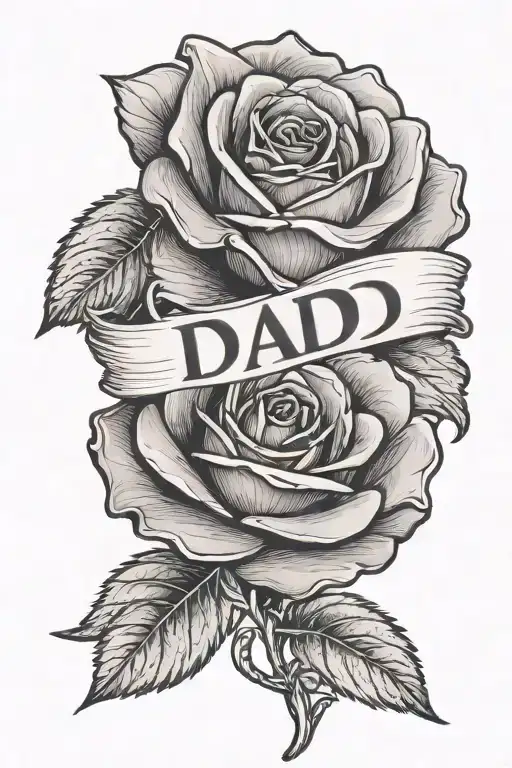 Rose Saying The Word Dad