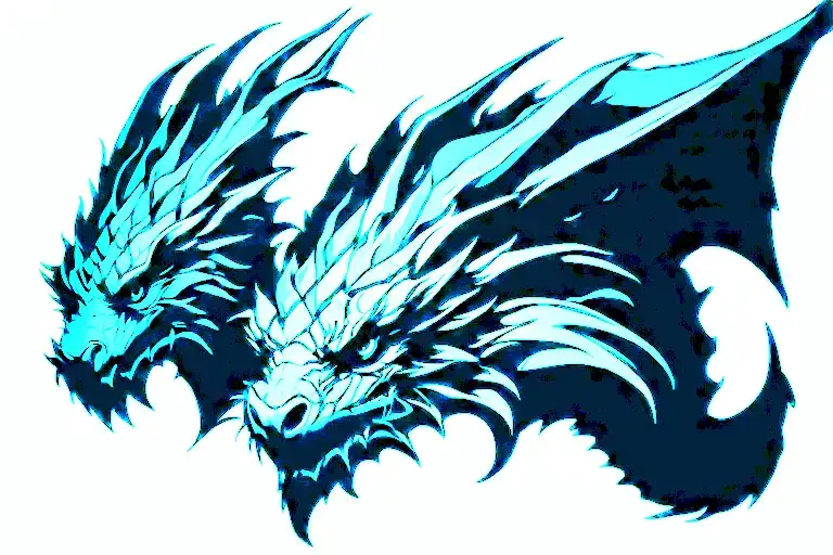 Norse Mythology Dragon Tattoo Design