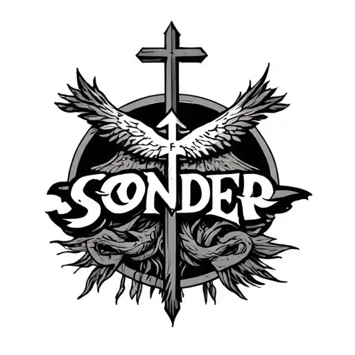 The Word Sonder And Then Something To Do With God And A Cross