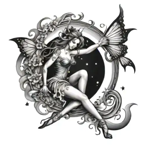 Moon Sexy Fairy Stars