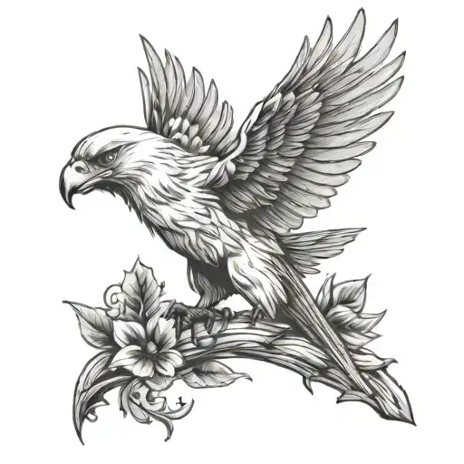 Eagle Wings Cardinal Perched Butterfly Emerging