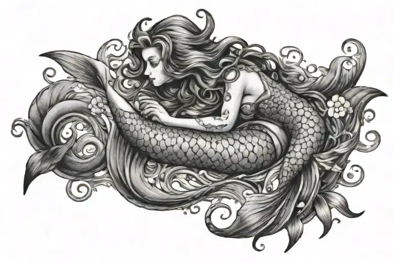 Mermaid Swimming