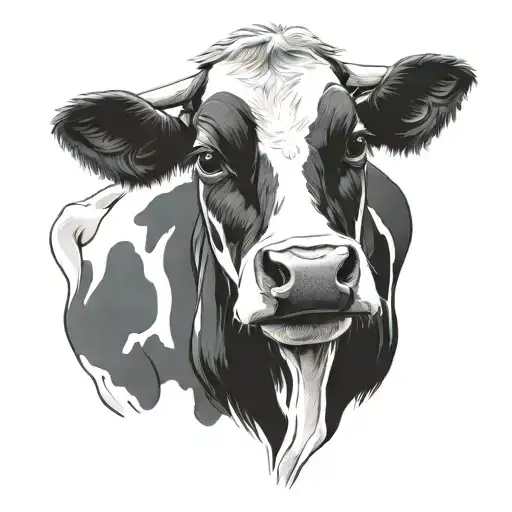 Cow Blue And White Bluetooth