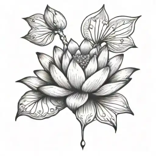 Perfectly Imperfect With Lotus Flower