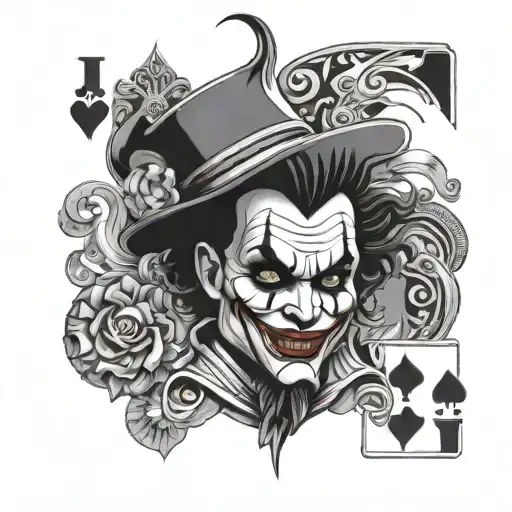 African Joker Playing Card