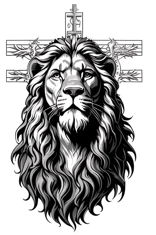 Lion And Jesus Christ