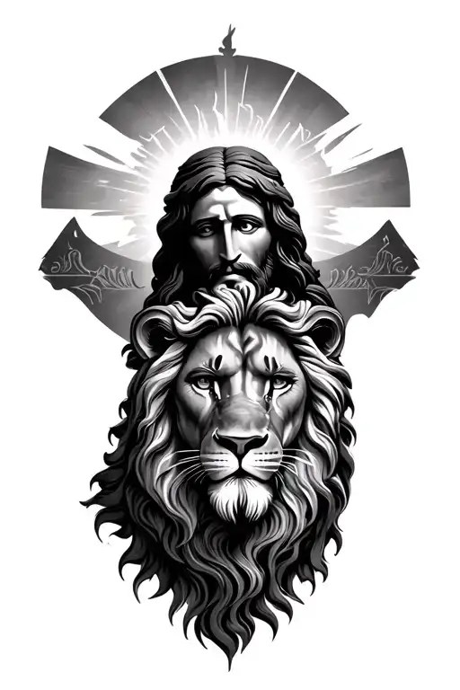 Lion And Jesus Christ