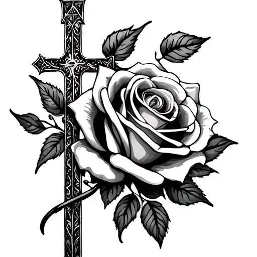 Rose And Cross