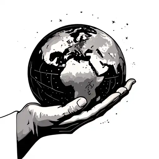 Small Atlas Holding The World Minimilast