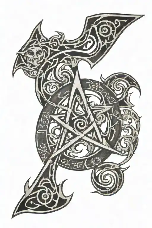 Ragnarok And Lotr Symbol And God