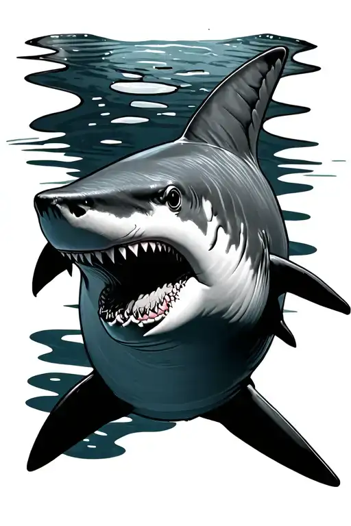 Simple Shark Swimming