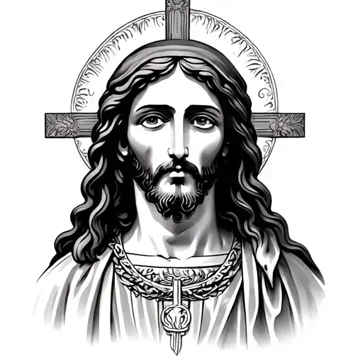 San Judas Virgen Jesus Cross