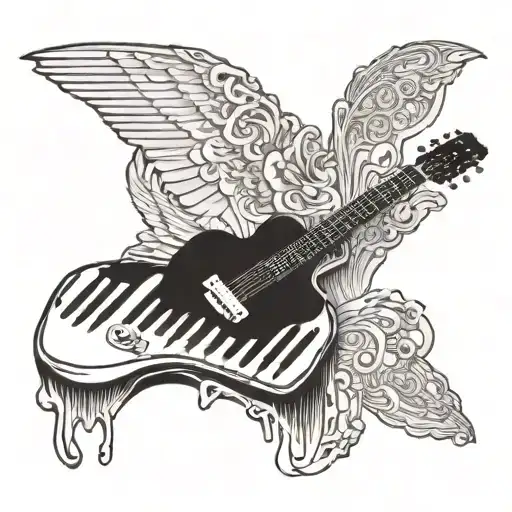 Keyboard And Guitar Merging