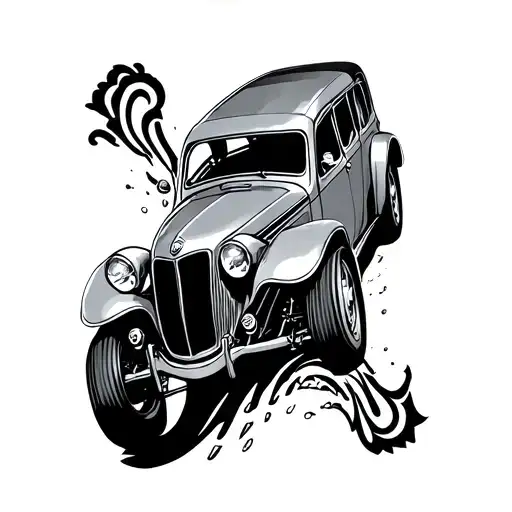 Car With Scream Driving