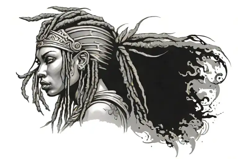 Female Dreadhead Warrior