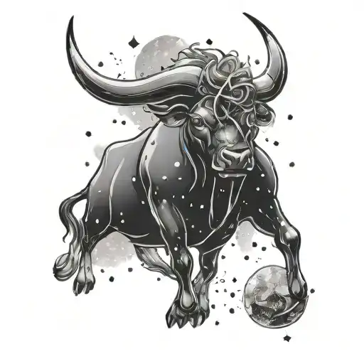 Star Constellation For Taurus