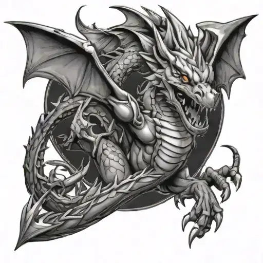 Sonic And Fire Breathing Dragon On Tibia