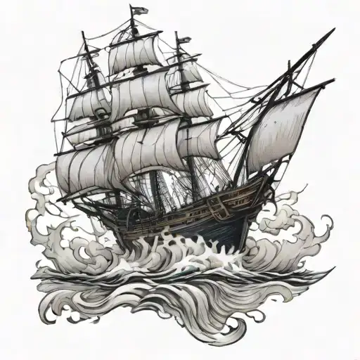 Ship Darken Most Of It No Background Large Body Fewer Sales