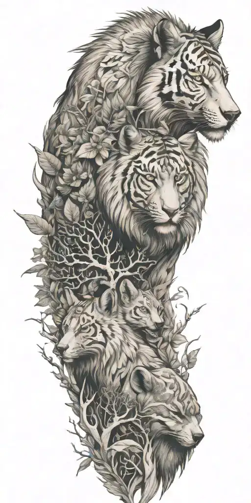 Nature Elements Including Animals