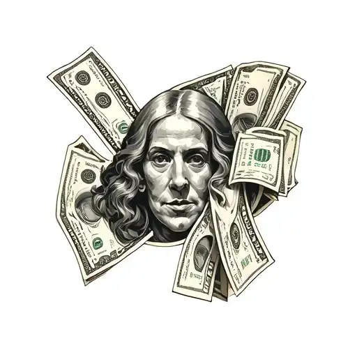 Self Associated With Money And Peace