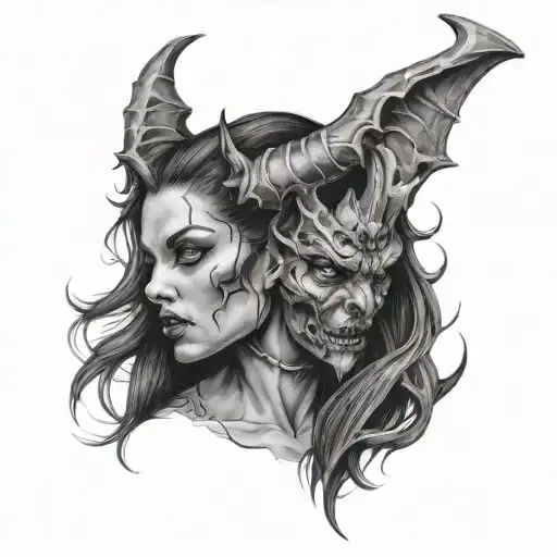 Demon Women Portrait