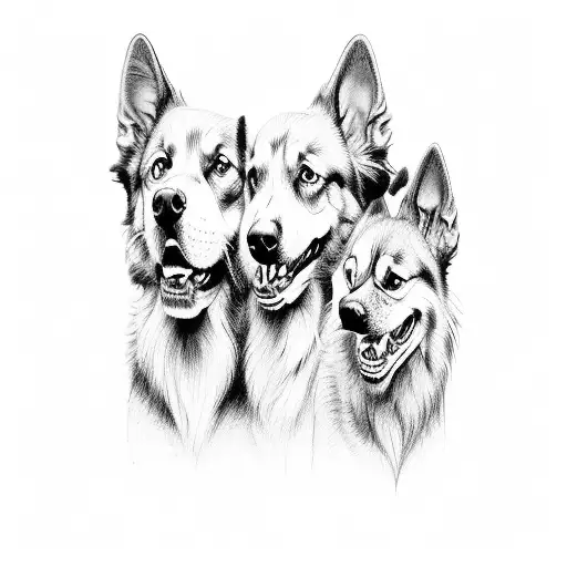 Cerberus Three Headed Dog In Hellfire