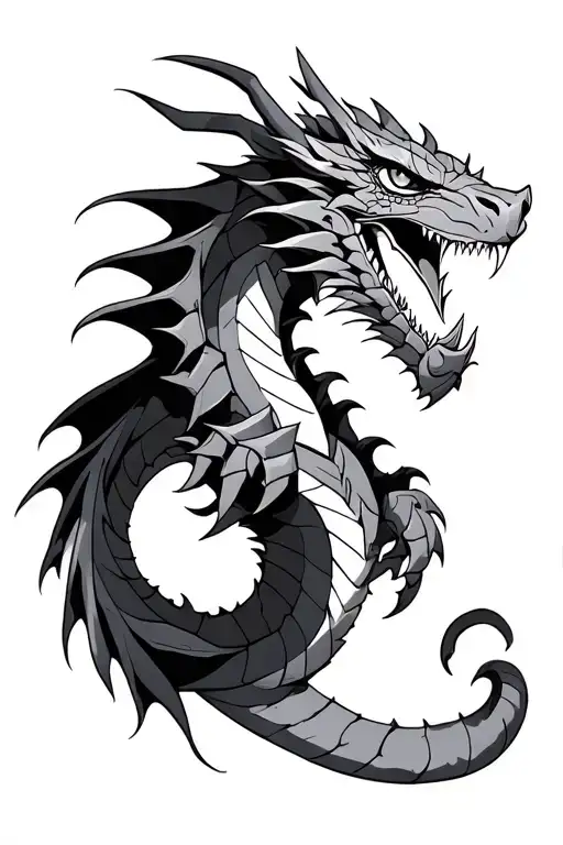 Full Armoured Dragon Intertwined