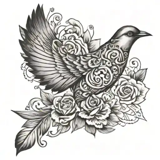 Music Bird Feminine Perseverance Resilience Union