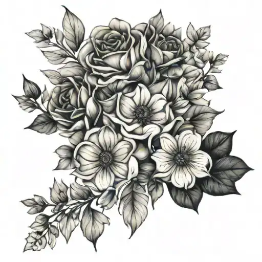 Birth Flower Bouquet