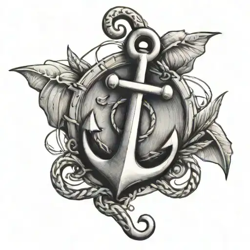 Nautical Elements Like Anchors