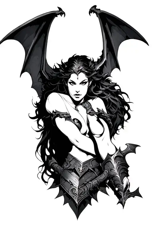 Female Gargoyle Warrior