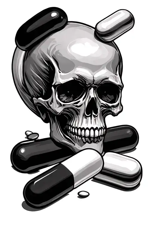 Skull And Pills