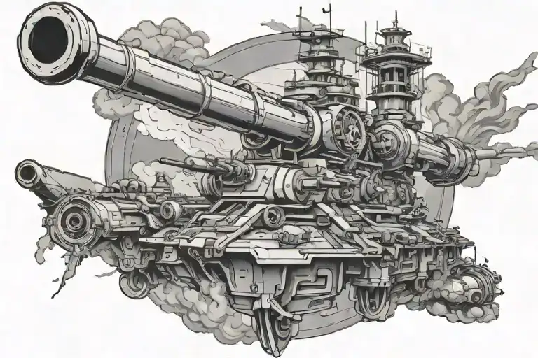 Uss Texas Firing Guns