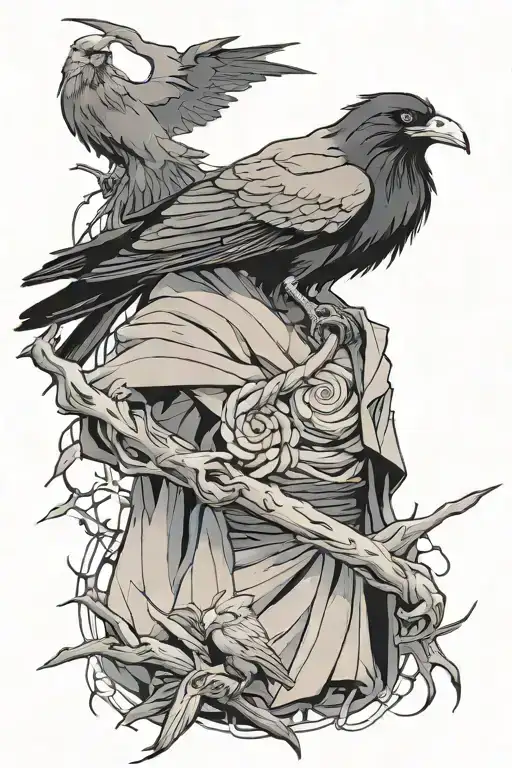 Itachi Uchiha With Crows