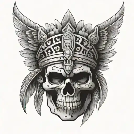 Aztec Skull