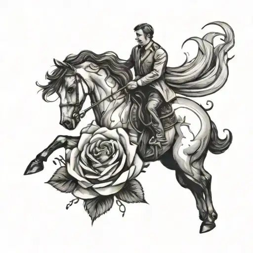 Rose Up To A Horse