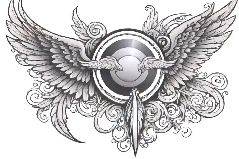 Angel Wing And Halo Made