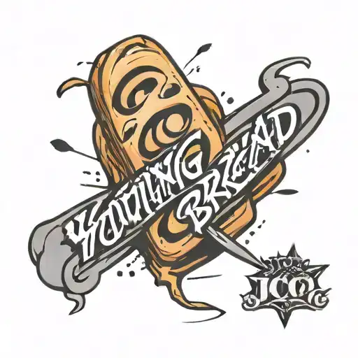 Jco Young Bread Getta With Graffiti Lettering
