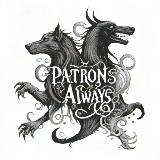 Patronus Snape And Always Word 'Love' Written