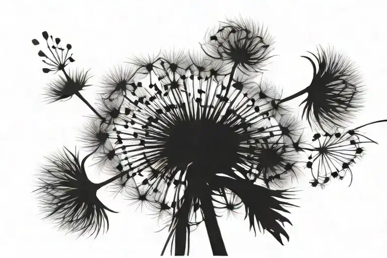 Dandelion Blowing