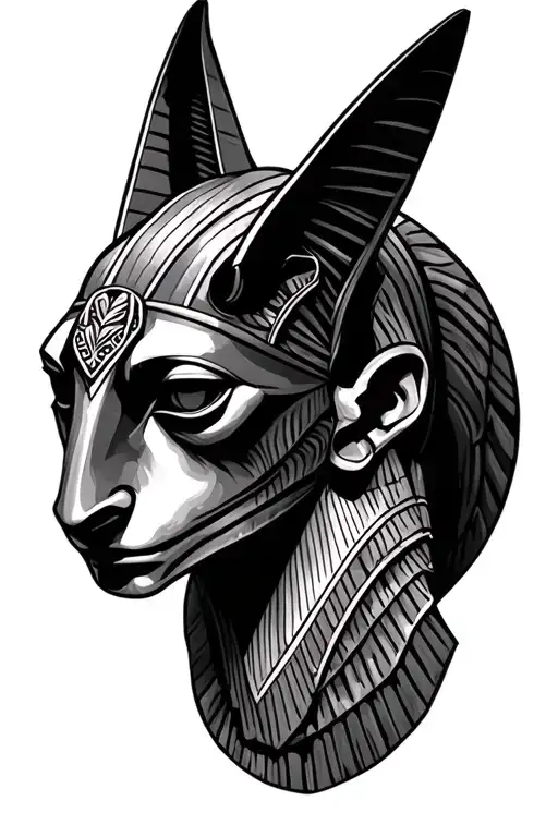 Crucified Anubis Portrait